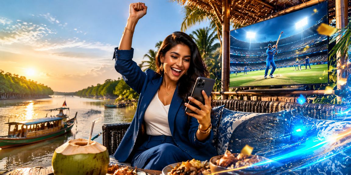 sona888vip cricket betting model Bangladesh with Sundarbans backdrop